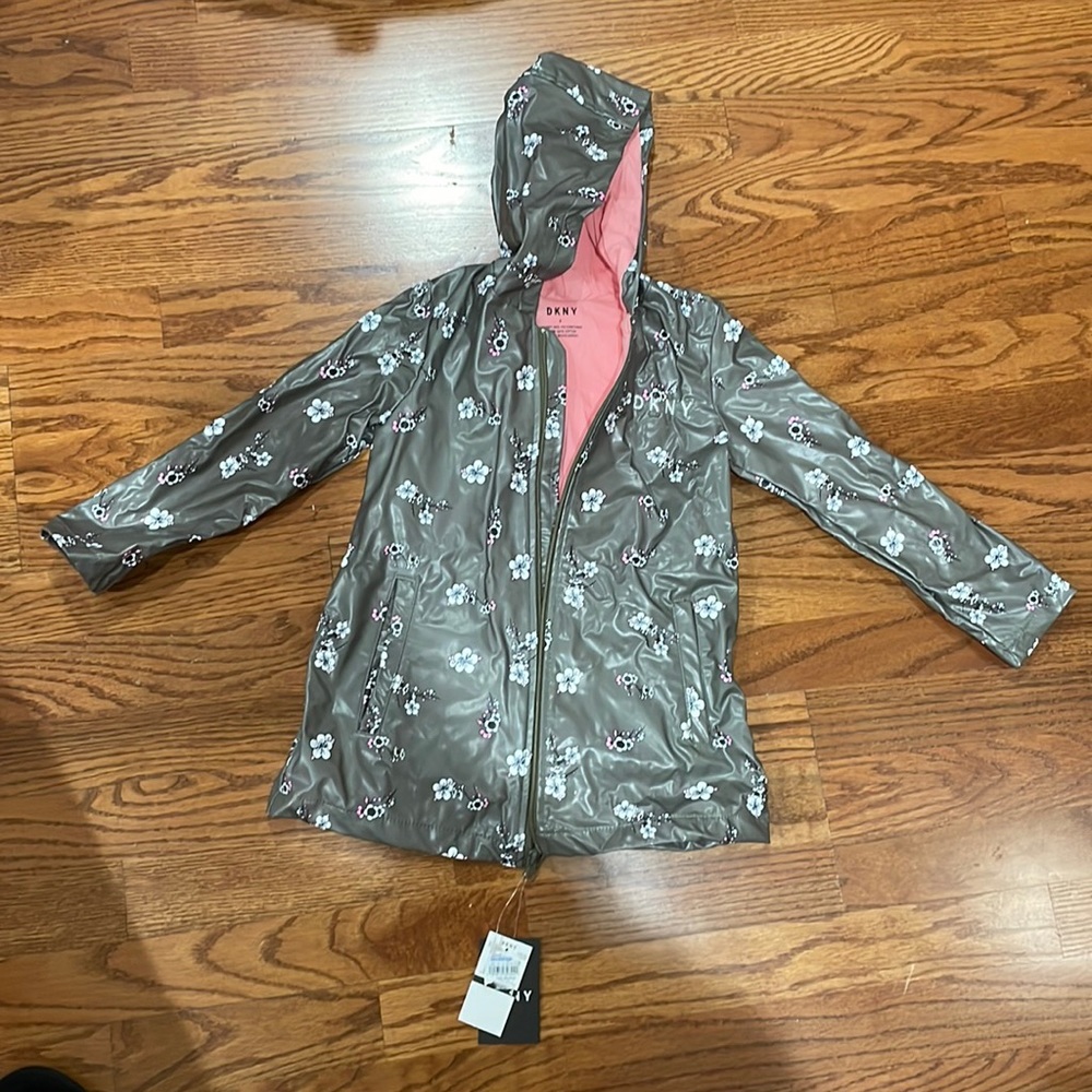 DKNY size 4 girl rain coat